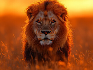 Fototapeta premium Le lion