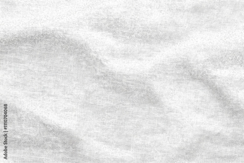 Poster white linen canvas texture background with watercolor hand-drawn rough sketch and seamless pattern, 
