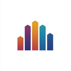 A clean and modern logo representing analytics