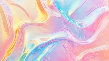 Obraz premium Colorful pastel RGB soft water ripples on the surface,Rainbow colors background