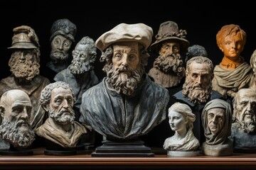 Naklejka premium statue of jesus