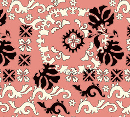 beautiful paisley pattern in the backgroundbeautiful paisley pattern in the background