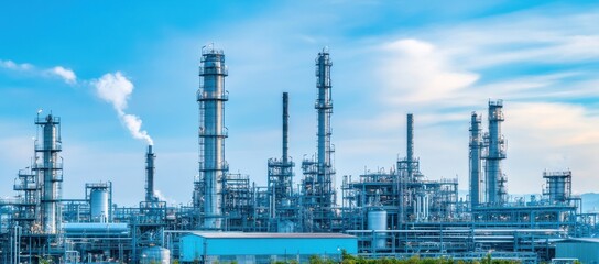 Fototapeta premium Industrial Complex Landscape