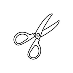 Fototapeta premium scissors cut out paper