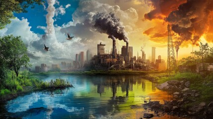 Global warming and pollution connections