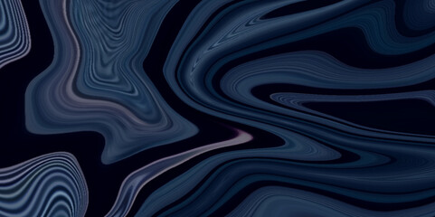 Abstract dark blue distorted  liquid background, marble ink colorful blue green pattern surface graphic texture abstract background, the flowing design creates a sense of movement and depth.