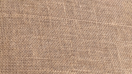 Texture of natural burlap fabric for background. Vector illustration.