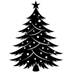 Fototapeta premium christmas tree illustration