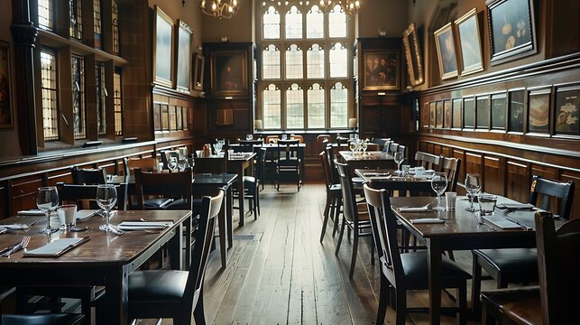 Tabldot food menu in the refectory