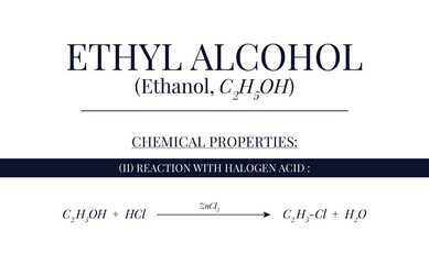 Chemical Properties of Ethyl Alcohol