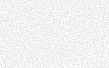 Abstract truing organic wallpaper Turing reaction diffusion monochrome seamless pattern with chaotic motion.