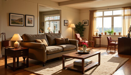 Fototapeta premium Celebration of Dia de los Reyes in a Cozy Living Room Filled with Joy and Tradition
