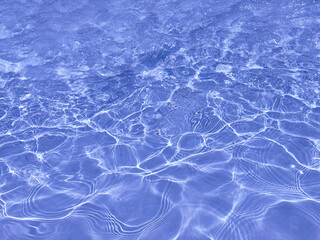 Blue rippled water aqua background