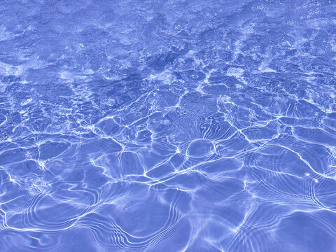 Blue rippled water aqua background