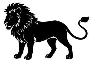 lion isolated on white