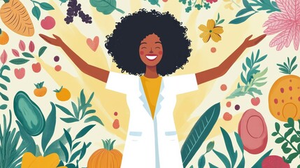 Women's health resources with care products, promoting wellness and self-care