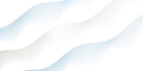 Abstract wavy lines Isolated background design. Wave modern stream transparent background.