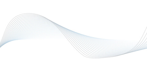 Abstract wavy lines Isolated background design. Wave modern stream transparent background.