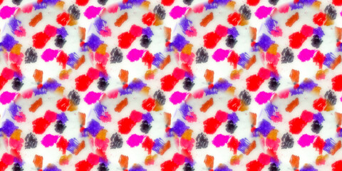 Naklejka premium Dark Blue Grain Texture. Multicolour Animal Print