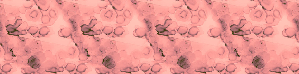 Gentle Paintings Art. Marbled Background. Rose