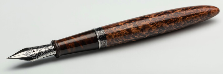 The day of hand writing, a man writes a letter