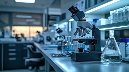 A research lab focused on kidney cancer studies, highlighting scientific inquiry and advancements