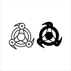 ninja war tools to fight the enemy.