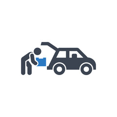 Car Loading Box Icon