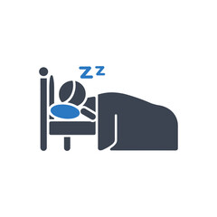 Sleeping Bed Rest Icon