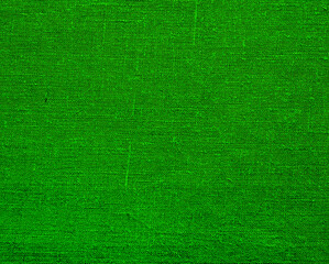 Green natural canvas with a relief texture