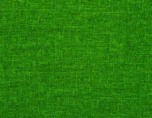 Green natural canvas with a relief texture