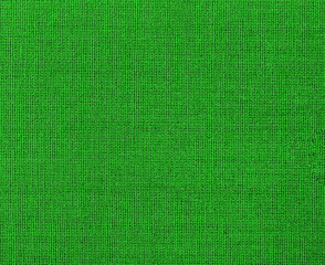 Green natural canvas with a relief texture
