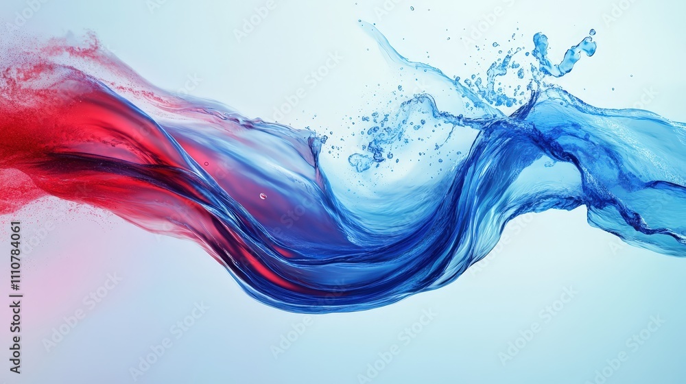 Poster an animation showing the behavior of fluids in motion, demonstrating bernoulli's principle.