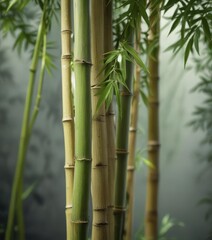 High-magnification image of bamboo plant details , bamboo, flora