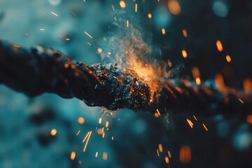 Dynamic Welding Process with Bright Arc in Action