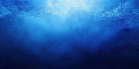 dark blue smoke mist fog turbulent whirl abstract gradient and bright light on top black at low lever