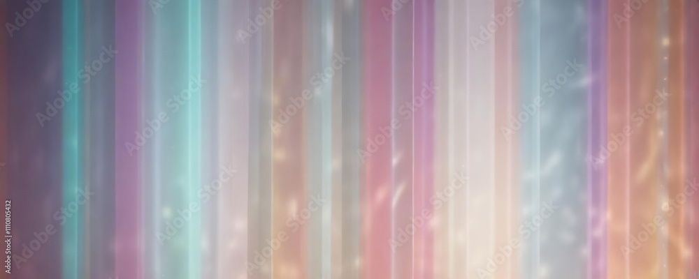 Poster vertical lines of colored light moving against a blurred background with a soft focus effect and pas