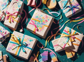 Obraz premium colorful gifts