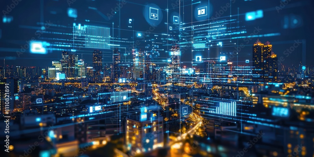 Aufkleber Devices sharing data directly without intermediaries, representing P2P networks