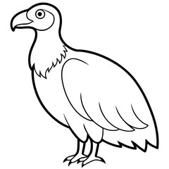 vulture silhouette vector illustration