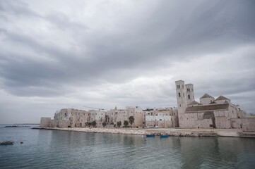 castle on the coast of the sea