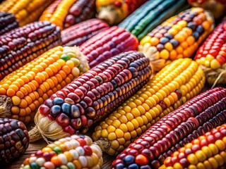 Vibrant Corn Color Page: A Stunning Display of Colorful Corn Varieties Perfect for Food Enthusiasts and Creative Projects