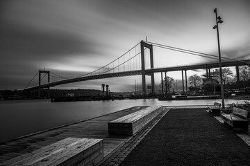 Älvsborgsbron, Eriksberg - Goteborg - Sweden (black & white)