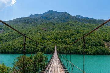 bridge over the river Albania