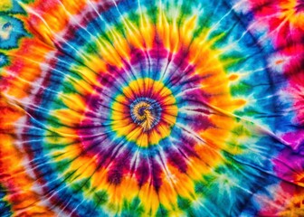 Vibrant Tie Dyed Cotton Fabric in Stunning Drone Photography Showcasing Intricate Patterns and Textures, Perfect for Textile Design and Fashion Projects