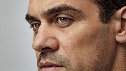 Obraz premium close up of a person with a headache,generative ai