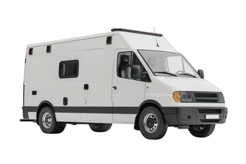 Naklejka premium Ambulance for Mockup with Isolated Background