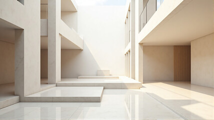 Obraz premium staircase in a modern house