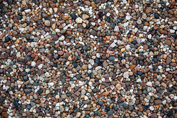 colorful small stones as a background