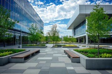 building in the park